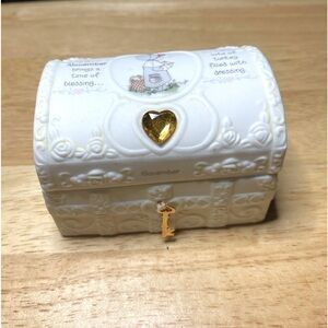 Precious Moments November trinket box